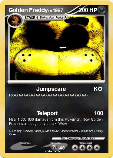 Pokemon Golden Freddy