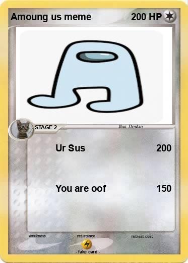 Pokemon Amoung us meme