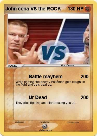 Pokemon John cena VS the ROCK