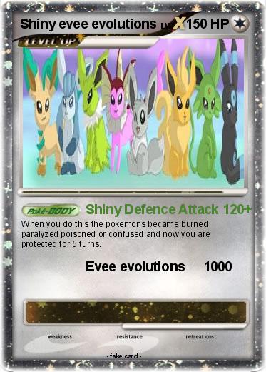Pokemon Shiny evee evolutions