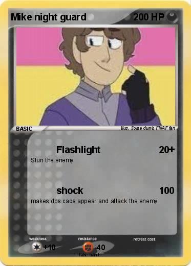 Pokemon Mike night guard