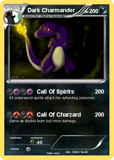 Pokemon Dark Charmander
