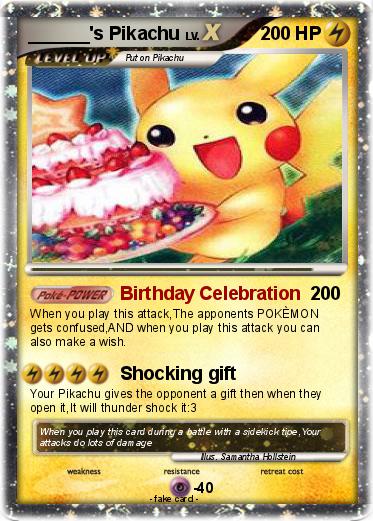 Pokemon ______'s Pikachu