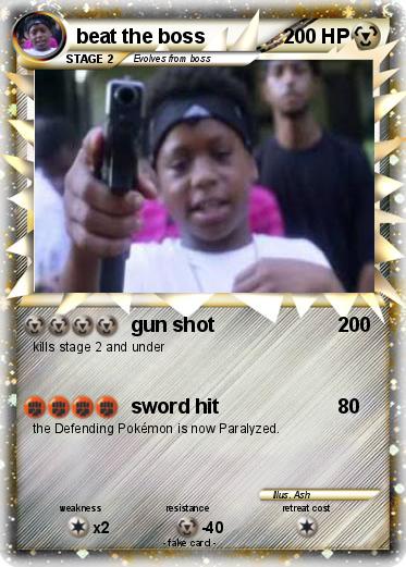 Pokemon beat the boss