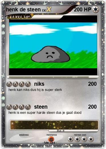 Pokemon henk de steen
