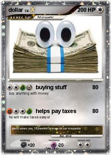 Pokemon dollar