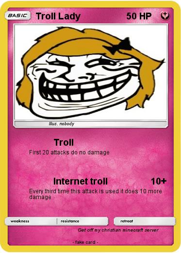 Pokemon Troll Lady