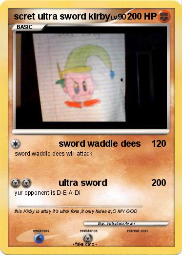 Pokemon scret ultra sword kirby
