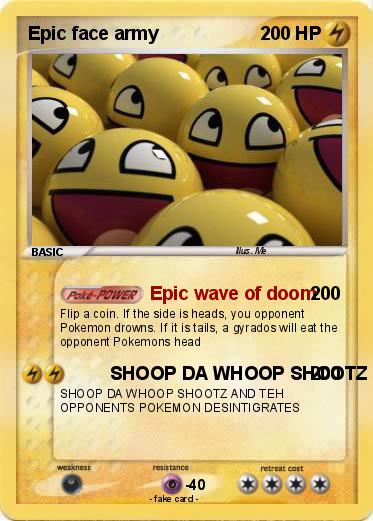 Pokemon Epic face army