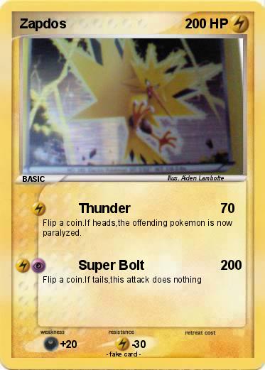 Pokemon Zapdos