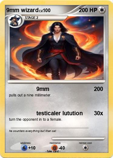 Pokemon 9mm wizard