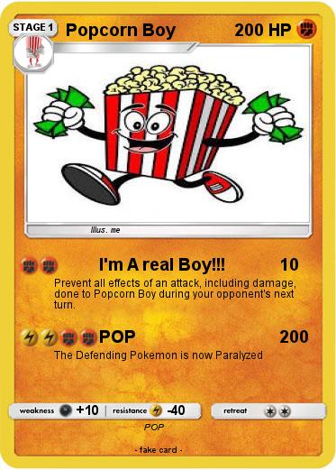 Pokemon Popcorn Boy