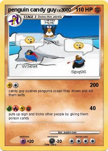 Pokemon penguin candy guy