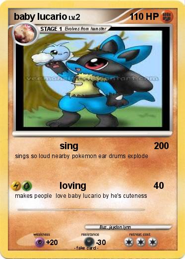 Pokemon baby lucario