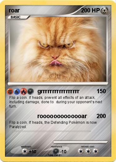 Pokemon roar