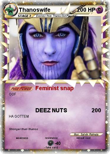 Pokemon Thanoswife