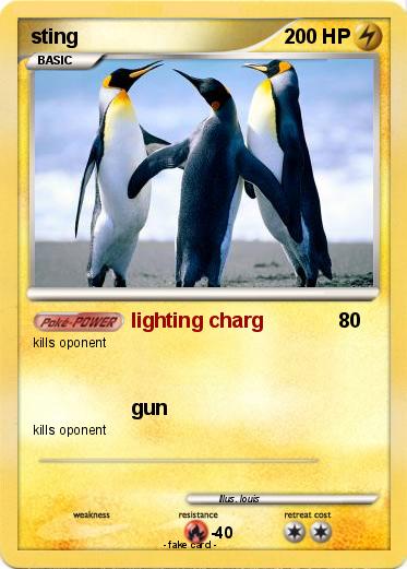 Pokemon sting