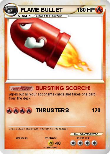 Pokemon FLAME BULLET