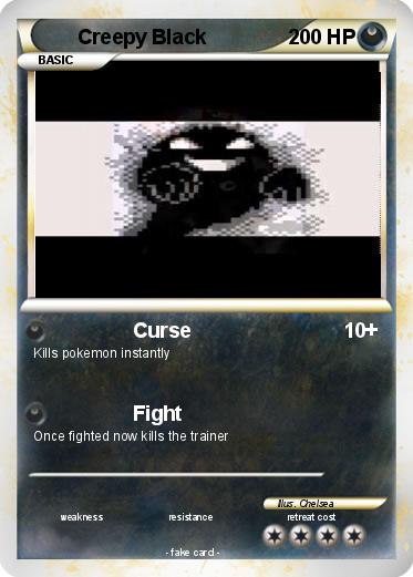 Pokemon Creepy Black