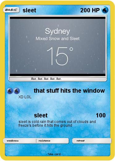 Pokemon sleet