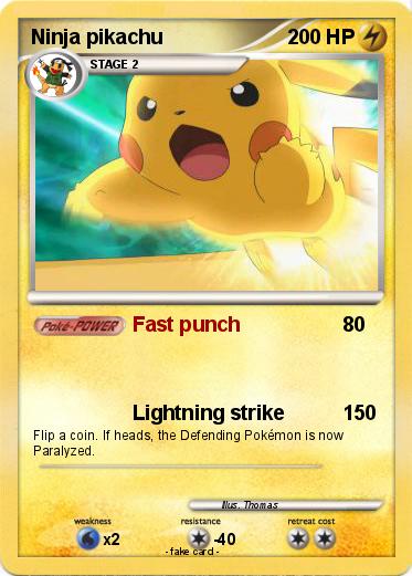 Pokemon Ninja pikachu