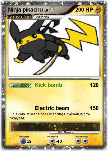 Pokemon Ninja pikachu