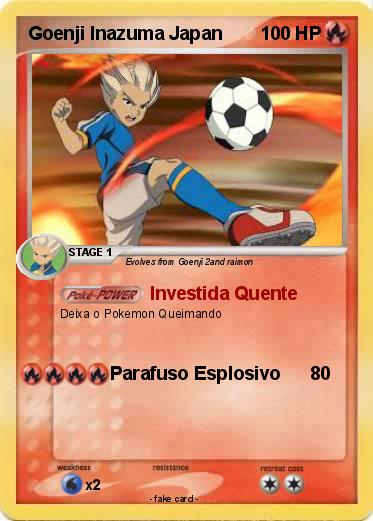 Pokemon Goenji Inazuma Japan