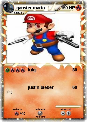 Pokemon ganster mario