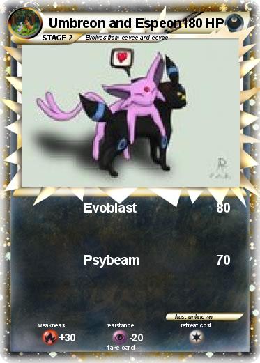 Pokemon Umbreon and Espeon