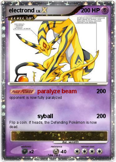 Pokemon electrond
