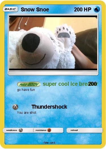 Pokemon Snow Snoe