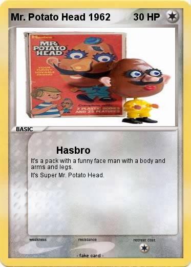 Pokemon Mr. Potato Head 1962