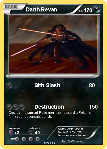 Pokemon Darth Revan