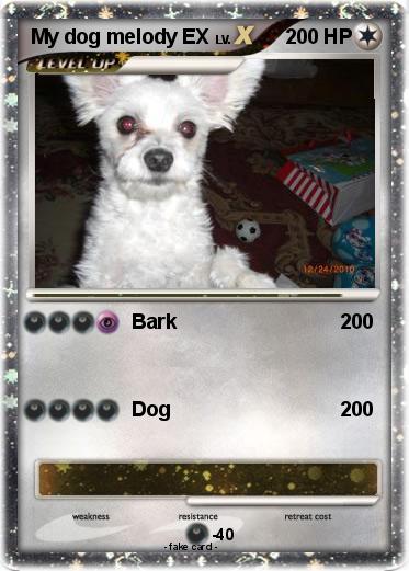 Pokemon My dog melody EX