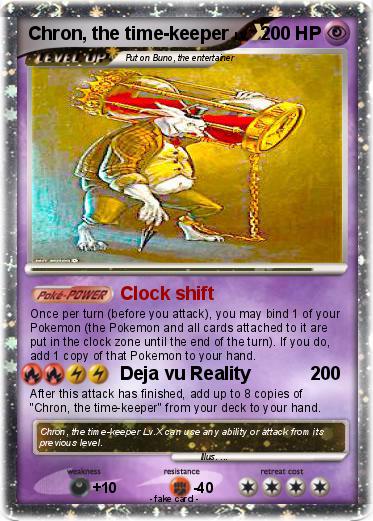 Pokemon Chron, the time-keeper