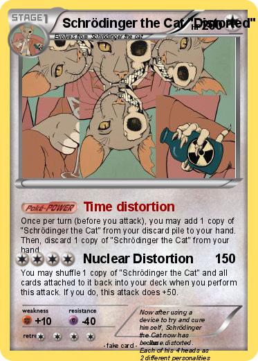 Pokemon Schrödinger the Cat "Distorted"