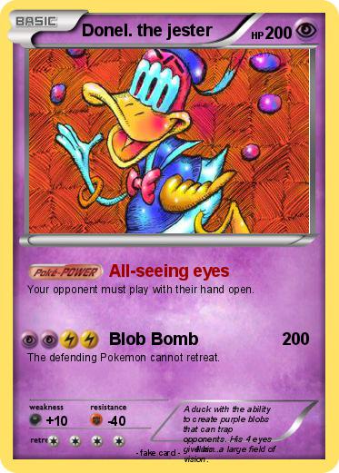 Pokemon Donel. the jester
