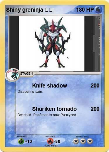 Pokemon Shiny greninja ⭐️