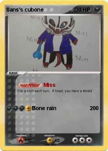 Pokemon Sans's cubone