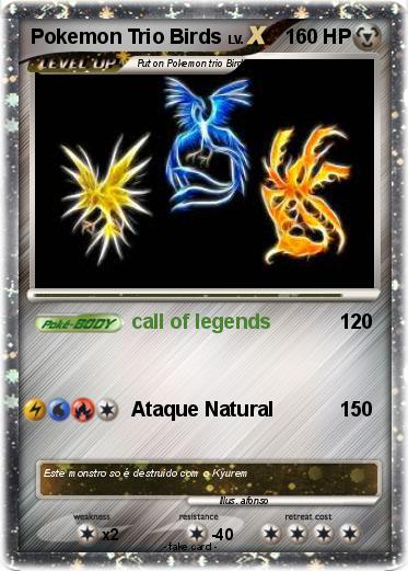 Pokemon Pokemon Trio Birds
