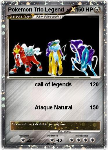 Pokemon Pokemon Trio Legend