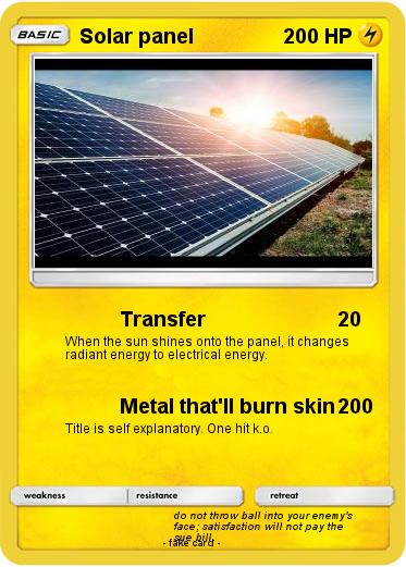 Pokemon Solar panel
