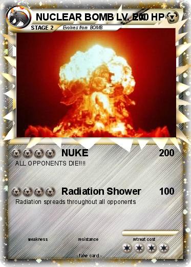 Pokemon NUCLEAR BOMB LV. EX