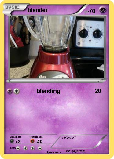 Pokemon blender