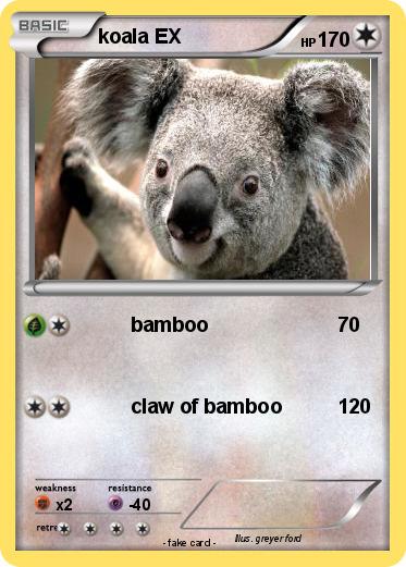 Pokemon koala EX