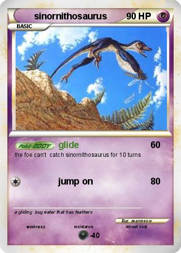 Pokemon sinornithosaurus