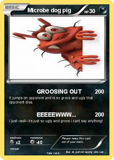 Pokemon Microbe dog pig