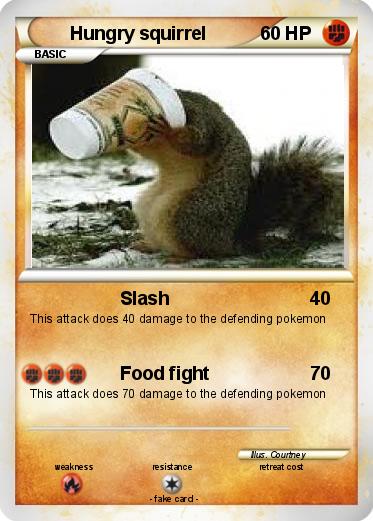 Pokemon Hungry squirrel