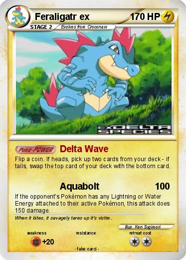 Pokemon Feraligatr ex