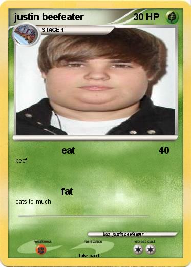 Pokemon justin beefeater